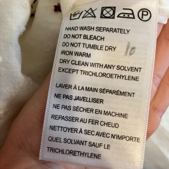 FARM Rio - Macaw Cross Stitch Embroidered Mini Dress - XS - Picture 13 of 16